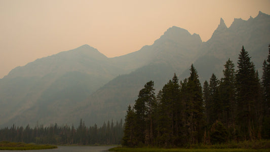 Glacier National Park – Wildfire Smoke on the Mountains